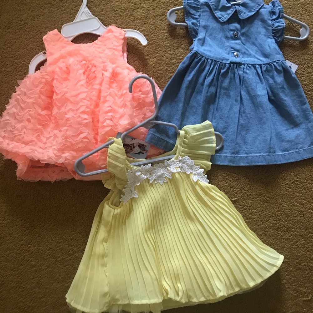 Baby girl size 0-3 months dress lot new with tags